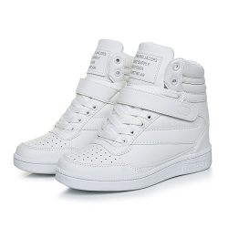 UBFEN Women Shoes Hidden Wedges 7cm Ankle Boots