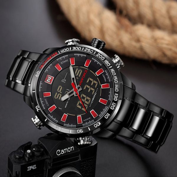 Relogio masculino NAVIFORCE Brand New Fashion Digital Mens Watch