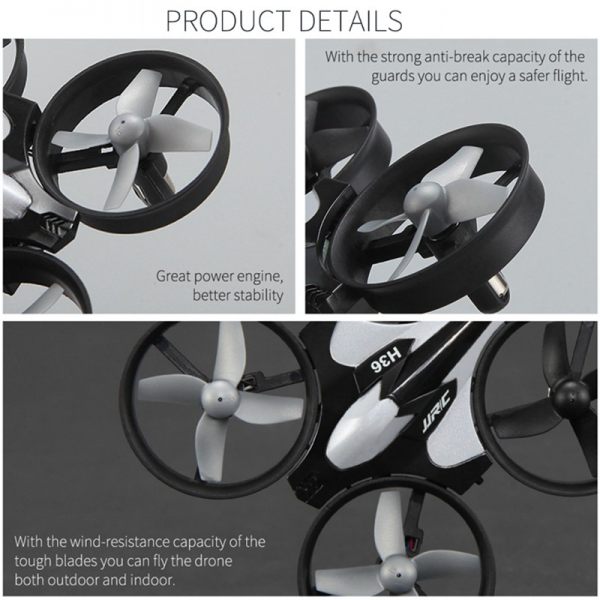 3 Batteries Mini Drone Rc Quadcopter Fly Helicopter Blade