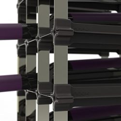NOOK Wine Rack - Easy 2 Step Assembly, Capacity: 60 Bottles