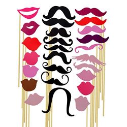 Props On A Stick Mustache Photo Booth