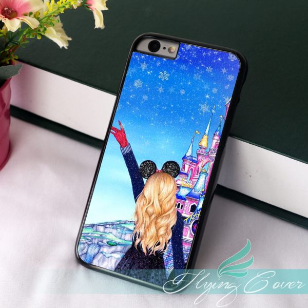 Cartoon Girls Princess Best Friend Couple Cases for iPhone X