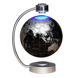Globes World, 8" Magnetic Floating Globe With LED Light