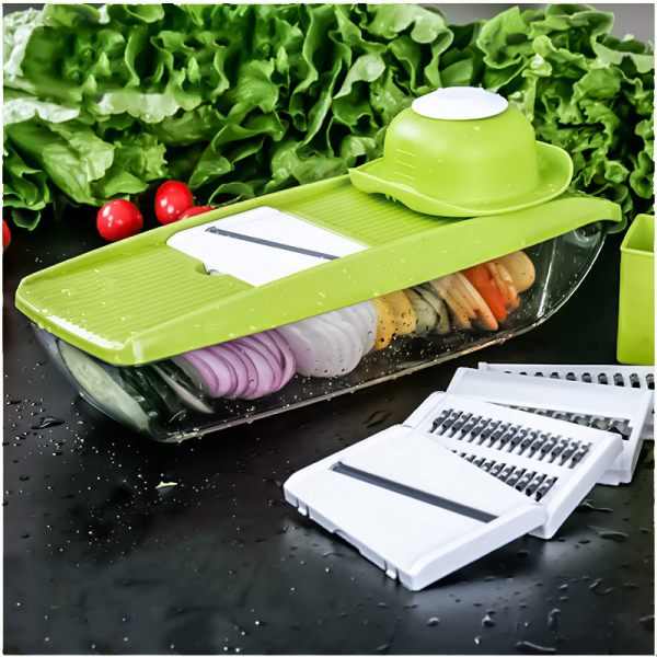 Mandoline Slicer Manual Vegetable Cutter with 5 Blades