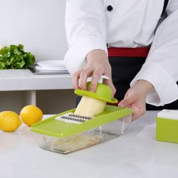 Mandoline Slicer Manual Vegetable Cutter with 5 Blades