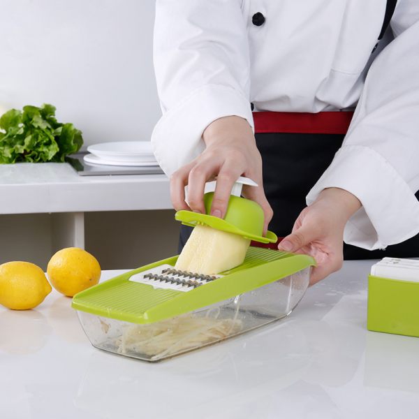 Mandoline Slicer Manual Vegetable Cutter with 5 Blades