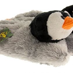 Dunlop Womens Grey Faux Fur Christmas Novelty Slippers