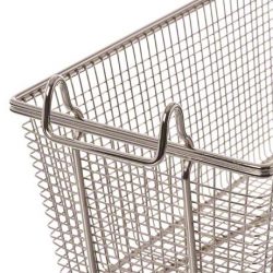 Update International (FB-126PH) 12 7/8 x 6 1/2" Rectangular Wire Fry Basket