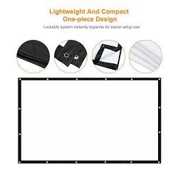 120 inch Outdoor Movie Screen PVC Fabric with Bag