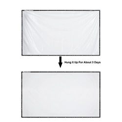 Excelvan 120 Inch 16:9 High Contrast Collapsible PVC HD 4K Portable Projector Screen