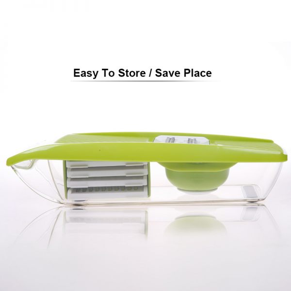 Mandoline Slicer Manual Vegetable Cutter with 5 Blades