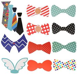 Photo Booth Props DIY Kit for Wedding, Birthday, Party