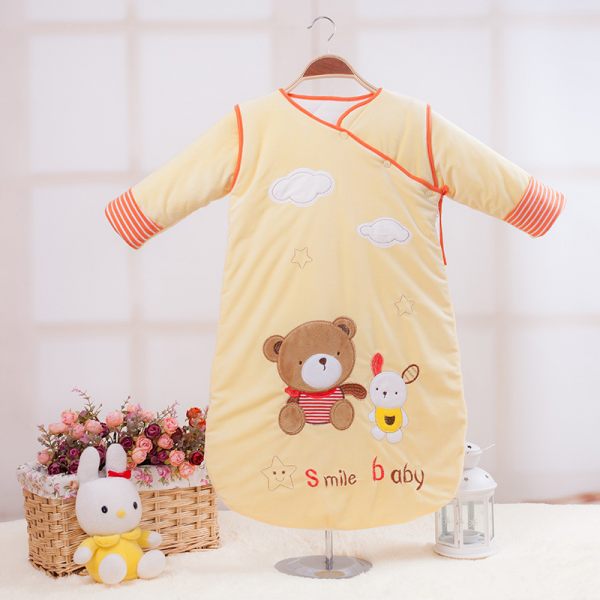 Baby supplies baby sleeping bag and winter thick cotton