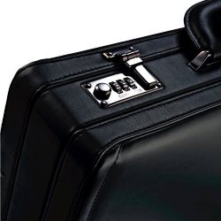 Samsonite Bonded Leather Attache, Black