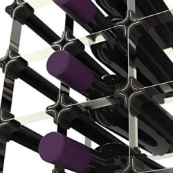 NOOK Wine Rack - Easy 2 Step Assembly, Capacity: 60 Bottles