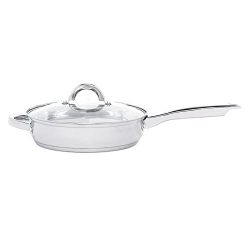 Heim Concept 12-Piece Induction Ready Stainless Steel Cookware Sets with Glass Lid