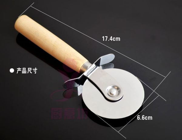 Stainless Steel Pizza Knife Cutter Pastry Pasta Dough Crimper Round Hob Lace Kitchen tools Pizza Wheels scissors food grade