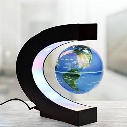 Magnetic Levitation Floating Globe World Map with LED Lights