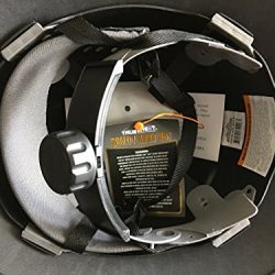 HDPE Hydro Dipped Black Full Brim Hard Hat with Fas-trac Suspension