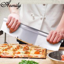 Aomily Stainless Steel Pizza Cutter Home Canteen