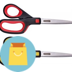 8-Inch All-Purpose Ergonomic Scissor - The Perfect Cut Every Time