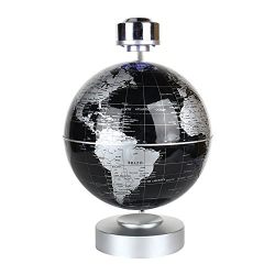 Globes World, 8" Magnetic Floating Globe With LED Light