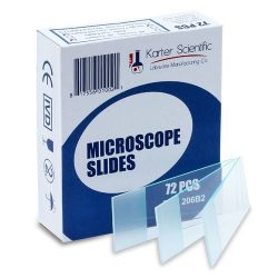 Karter Scientific 206B2 Microscope Slides, Ground Edges