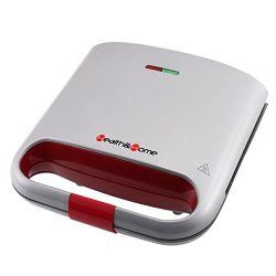 Health and Home Sandwich Maker Toaster with Non-Stick Plates