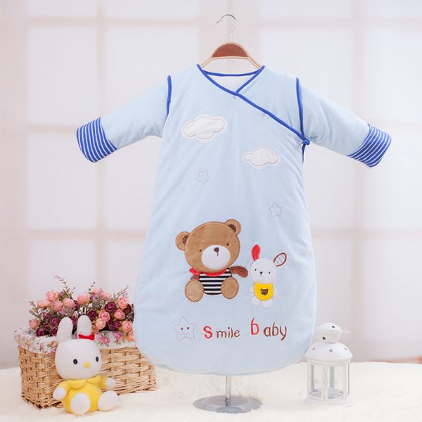 Baby supplies baby sleeping bag and winter thick cotton