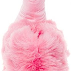 Silver Lilly Flamingo Slippers - Plush Animal Slippers w/Memory Foam Support by (Pink, Medium)