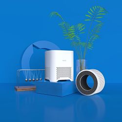 Portable Quiet Mini Air Purifier Ionizer to Reduce Mold, Odor, Smoke