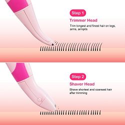 Bikini Trimmer Cordless Women Electric Shaver 2 in 1