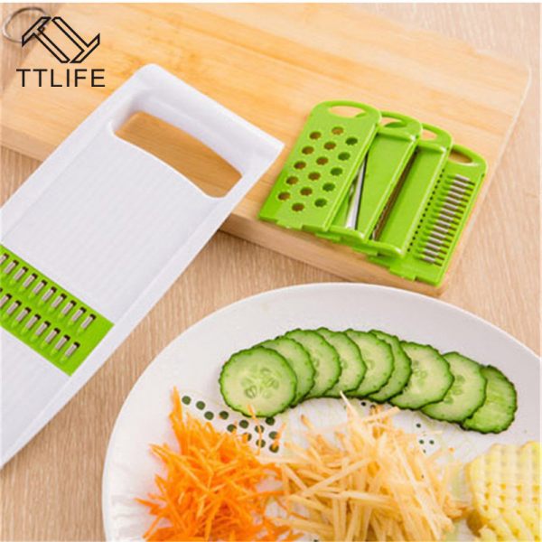Mandoline Vegetable Slicer Manual Home Fruit Vegetable Cutter with Box