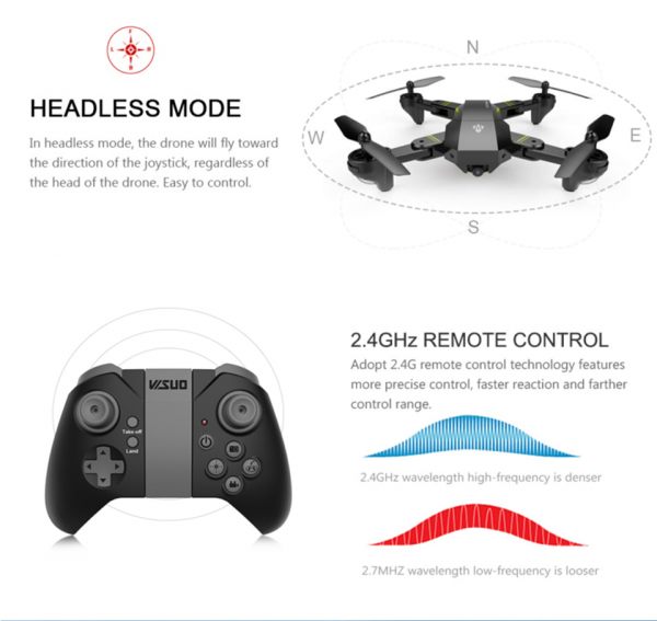 XS809HW PFV RC Quadcopter RC Drone With WIFI Camera