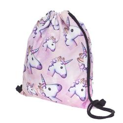 Pink Unicorn Small Backpack