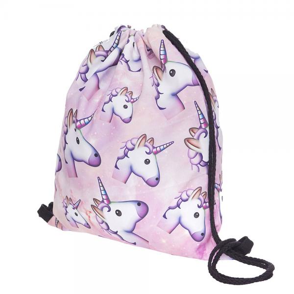 Pink Unicorn Small Backpack