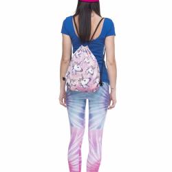 Pink Unicorn Small Backpack