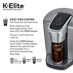 Keurig K-Elite K Single Serve K-Cup Pod Maker, with Strong Temperature Control