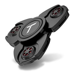 Trianium Fidget Spinner Pro Metal Series [Black] Phone Stress Reducer
