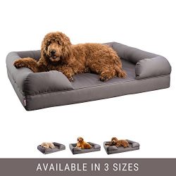 Petlo Orthopedic Pet Sofa Bed - Dog, Cat or Puppy Memory Foam Mattress