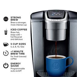 Keurig K-Elite K Single Serve K-Cup Pod Maker, with Strong Temperature Control