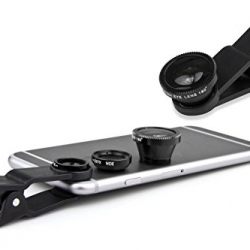 Pehael 3-In-1 Clip On 180 Degree Fish Eye Lens Plus
