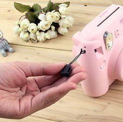Woodmin Adjustable Shoulder Belt for Fuji Instant Mini Camera