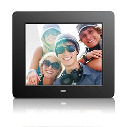 Aluratek 8 Inch Digital Photo Frame - Black
