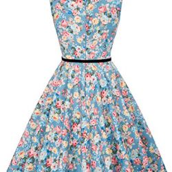 GRACE KARIN Sleeveless A-Line Vintage Swing Dress For Women Size S F-59
