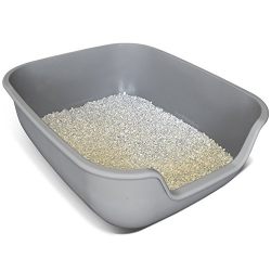 PetFusion LARGE Cat Litter Pan (the BetterBox set of 2). NON-STICK COATING