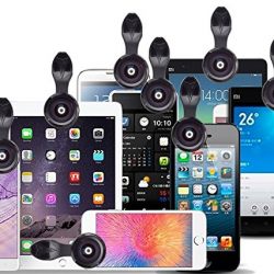 Cell Phone Camera Lens 5 in 1 Kit with Travel Bag and Firmly Soft Clip