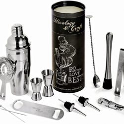 Mixology Bartender Kit: 12-Piece Bar Set For an Awesome Drink Mixing Experience