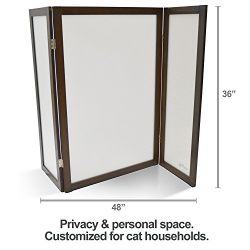 PetFusion ModestCat Litter Box Privacy Screen (3' tall; 4' wide). Hides your cat's litter