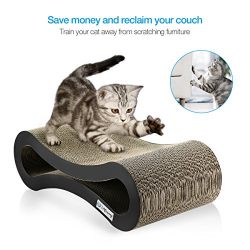 Cat Scratcher Lounge is Young corrugated Cat Scratcher Cardboard Protector